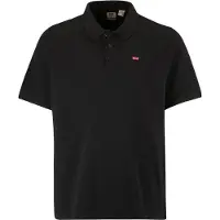 Levi's Poloshirt PLUS "BIG O.G. BATWING POLO", Herren, Gr. XL (60/62), schwarz, Piqué, Obermaterial: 100% Baumwolle, normal, ohne Ausschnitt, Bündchen, Shirts Poloshirt