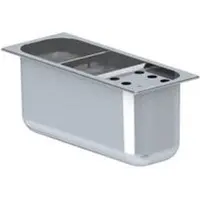 CombiSteel Eisportioniererspüle aus Edelstahl