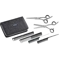 E-Kwip Star(ter) Set 2.0 - Scherenset 5,5 Zoll (HS + MS + Kämme) - 0439