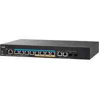 Cisco Small Business SG350X-8PMD, Managed, L2/L3, Gigabit Ethernet (10/100/1000), Power over Ethernet (PoE), Rack-Einbau, 1U