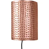 Urban Interiors Orientalische Wandleuchte Spike aus Kupfer, 18 cm Breite, 26 cm Höhe, mit Schalterkabel