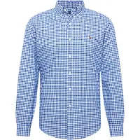 Ralph Lauren für Herren. 710792041005 Custom Fit Oxford Hemd blau (XL), Lässig, Party, Baumwolle, Langarm