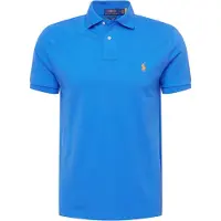 Ralph Lauren für Herren. 710782592011 Das ikonische Custom Slim Fit Poloshirt aus Piqué in Blau (S), Lässig, Baumwolle, Kurzarm