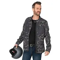 REV'IT! Louis Tracer Air Motorrad-Hemd M Herren Mesh-Gewebe grün, M