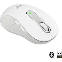 Logitech Signature M650 L, Linkshändig, Optisch, Bluetooth, 4000 DPI, Weiß
