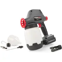 Powerplus Akku Farbspritzpistole 18 V Li-Ion Farbsprühpistole 300 g/min (ohne Akku)