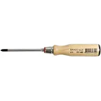 Bahco Pozidriv Screwdriver With Wooden 2 Piecesx110 Mm Kreuzschlitzschraubendreher