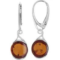 Ostsee-Schmuck Paar Ohrhänger "- Tira - Silber 925/000 - Bernstein" Gr. 33, silber (silber 925, silberfarben, weiß), Ohrringe, Damen, 33, Silber 925 (Sterlingsilber), Paar Ohrhänger