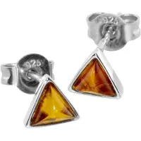 Ostsee-Schmuck Paar Ohrstecker "Ohrstecker Classic 6x6x6 mm", weiß (weiß, neutral), Ohrringe, Damen, 6 x 6 x 6mm, Silber 925 (Sterlingsilber), Paar Ohrstecker