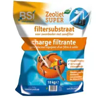 Bsi Zeolith Super Filtersubstrat 10kg - für Pools mit Sandfilter - 1-2,5mm Korngröße - Ersetzt Sand - 50% weniger Chlorverbrauch - helleres Wasser und feinere Filterung