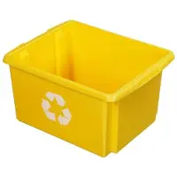 Sunware Aufbewahrungsbox - gelb - 32 Liter - 45 x 36 x 24 cm