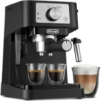 De'Longhi De’Longhi Stilosa, Espressomaschine, 1 l, Gemahlener Kaffee, 1100 W, Schwarz, Edelstahl
