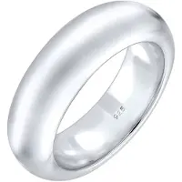 Elli Silberring PREMIUM "Ring Bandring 925 Sterling Silber" Gr. 56, silber, Fingerringe, Damen, 56, Silber 925 (Sterlingsilber), Silberring