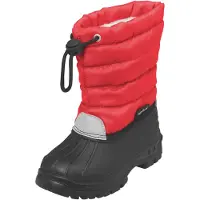 Playshoes gefütterte Kinder Winterstiefel, warme Schneestiefel mit Innenfutter u
