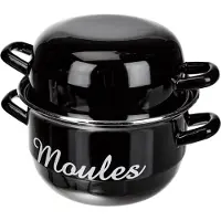 Baumalu Stewpot 312852 A Moule Kochtopf, emailliert, 18 cm Durchmesser, Induktionsherd-geeignet