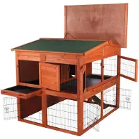 Trixie 62324, Haus, Meerschweinchen, Kaninchen, Braun, Holz, 7 Tür(en), 1350 mm