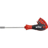Wiha Schraubendreher mit Bit Magazin magnetisch gemischt mit 8 Bits, 1/4 zoll - 32901