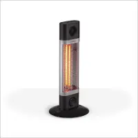 Veito CH1200LT, Infrarot-Heizlüfter, Karbonfaser, Drinnen, Flur, Schwarz, Drehregler