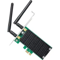 TP-LINK Archer T4E PCIe Netzwerkkarte, Dualband WLAN AC1200, abnehmbare Antennen, Beamforming, MIMO, kompatibel mit Windows 11/10/8.1/8/7/XP