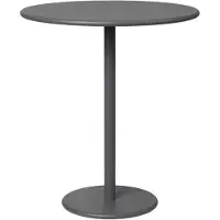 Blomus Garten Beistelltisch STAY plum kitten, Gartentisch, Tisch, Aluminium matt pulverbeschichtet, Warm Grey, 62016