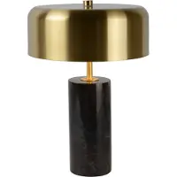 Lucide Tischlampe Mirasol Schwarz mit Gold