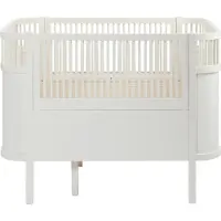 Sebra Babybett und Juniorbett FSC Mix weiß