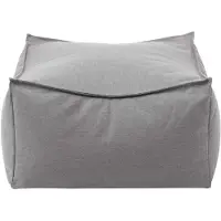 Blomus Outdoorhocker Stay grau, Designer Kaschkasch, 60x32x60 cm