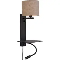 It´s about RoMi IT'S ABOUT ROMI Florence Leselampe 2fl dark leinen