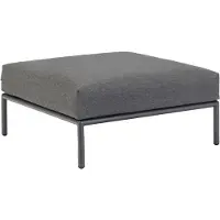 Houe Hocker Level grau, Designer Henrik Pedersen, 81x38x81 cm