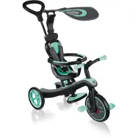 Globber Trike Explorer, Junge/Mädchen, Frontantrieb, Senkrecht, Kinder, Feste Räder, Mintfarbe