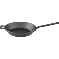 Elo Eisenpfanne, kratzfest, Schmiedeeiserne Pfanne für einen flachen Energieverbrauch, Durchmesser: 32 cm
