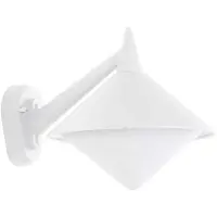 LCD Weiße Außenwandlampe Liara - seewasserfest