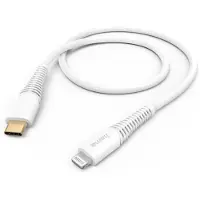 Hama 00183309, 1,5 m, Lightning, USB C, Männlich, Männlich, Weiß