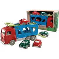 Androni Autotransporter-LKW-Set mit vier Autos