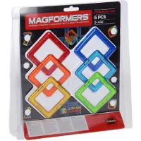 Magformers magnetisches Bauset Quadrat 6-teilig buntes Spielzeug