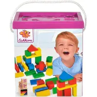 Simba Eichhorn Bunte Holzbausteine, Bausatz, 1 Jahr(e), Holz, 50 Stück(e)