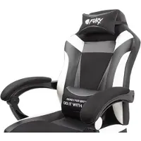 Fury AVENGER XL, Universal-Gamingstuhl, 150 kg, Gepolsterter Sitz, Gepolsterte Rückenlehne, Universal, Schwarz/Weiß