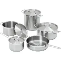 Bartscher A130442, Edelstahl, Stahl, Silber, Gas, Induktion, 16 cm, 18 cm