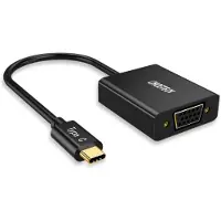 Choetech Einweg-Steckeradapter HUB USB Typ C auf VGA schwarz (HUB-V01)