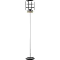 Brilliant Standleuchte, 1-flammig Gwen braun IP20 E27 52 Watt g. f. Normallampe