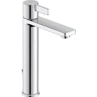 Duravit Waschtisch-Einhebelmischer L D-Neo m Zugst.-Ablaufgarn., Ausl. 139mm, chrom