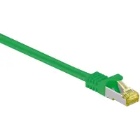 Sylvia RJ45 Patchkabel m. CAT 7 Rohkabel PIMF grün 20m