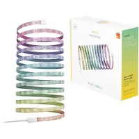 Hombli Smart-LED Strip, Intelligenter Leuchtstreifen, WLAN, Weiß, Kunststoff, Variabel, 24 W