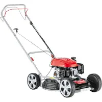 Al-Ko Benzinrasenmäher 468 SP-A (46 cm Schnittbreite, 2.1 kW Motorleistung, Robustes Stahlblechgehäuse, Mulchrasenmäher, mit Seitenauswurf und Radantrieb, für Rasenflächen bis 1400 m²)