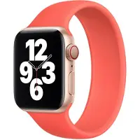 Apple Silikon Solo Loop für Watch | 44/45/46/49 mm - Größe 11 - Pink Citrus