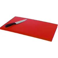 Esmeyer SARO Polyethylen Schneidebrett 1/1 GN, HACCP-konformes Schneidbrett, Farbe: rot