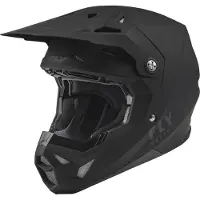 FLY Racing Formula CP Solid Matt Schwarz Crosshelm Größe M