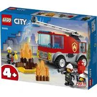 LEGO 60280 City Feuerwehrauto, Feuerwehr Spielzeug mit Feuerwehrmann Minifigur, Geschenkidee für Jungen und Mädchen ab 4 Jahre