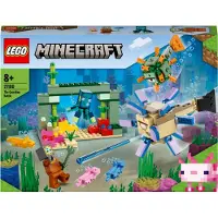 LEGO 21180 Minecraft Das Wächterduell, Unterwasser-Abenteuer, Kinderspielzeug ab 8 Jahren, Geschenk für Kinder, mit Figuren und Kreaturen