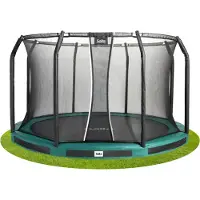 Salta Premium Ground bodentrampolin 427 mit sicherheitsnetz